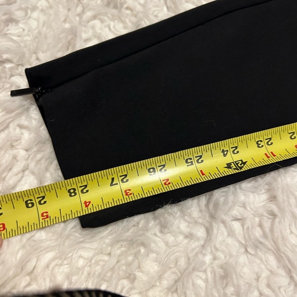 50%off w♥️ Armani Exchange Skinny Black pant back zipper ankle zipper 2 #67 - Picture 6 of 6